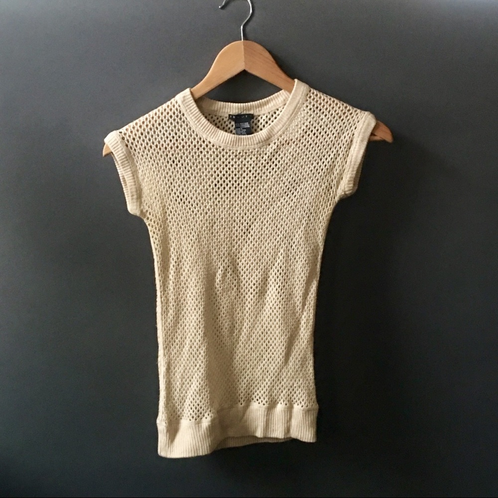 Theory mesh sweater